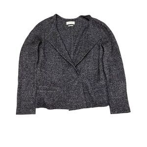 Isabel Marant‎ Etoile Size 44 grey knit cardigan virgin wool hook&loop